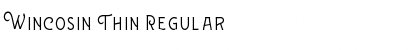 Download Wincosin Thin Font Download Wincosin Thin Font