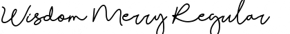 Download Wisdom Merry Font Download Wisdom Merry Font