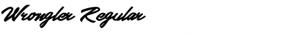 Download Wrongler Font
