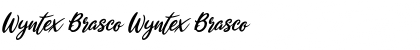 Wyntex Brasco Font