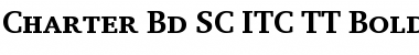 Charter Bd SC ITC TT Bold Font