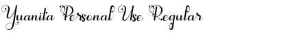 Download Yuanita Personal Use Font