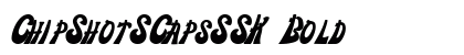 ChipShotSCapsSSK Bold preview