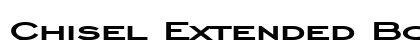 Chisel Extended Bold preview