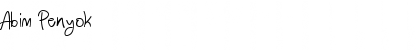Download Abim Penyok Font Download Abim Penyok Font