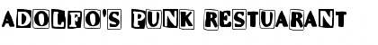 Download Adolfo's Punk Restuarant Font Download Adolfo's Punk Restuarant Font