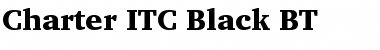 CharterITC BT Black Font
