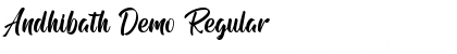 Andhibath Demo Font