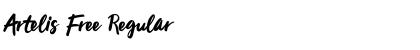 Artelis Free Font