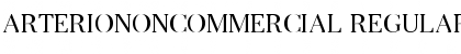 ArterioNonCommercial Font