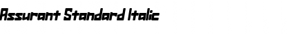Assurant Standard Italic Font Assurant Standard Italic Font