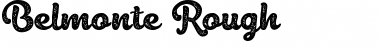 Belmonte Rough Font