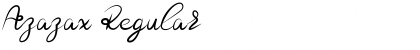 Azazax Font