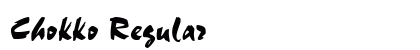 Chokko Regular Preview