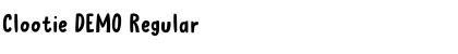Clootie DEMO Font