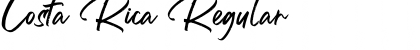 Costa Rica Font