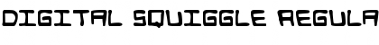 Digital Squiggle Regular Font Digital Squiggle Regular Font