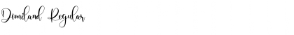 Domiland Font
