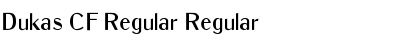 Dukas CF Regular Font