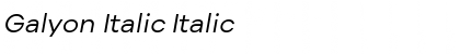 Download Galyon Italic Font Download Galyon Italic Font