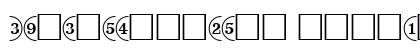 CircledNumbers Normal preview