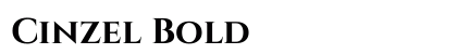 Cinzel Bold
