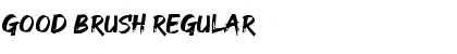 GOOD BRUSH Font