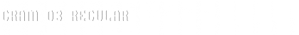 Download GRAM 03 Font