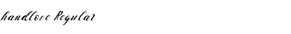 handlove Font