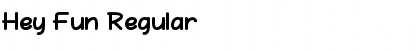 Hey Fun Font