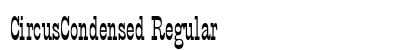 CircusCondensed Regular preview