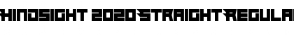 Download Hindsight 2020 Straight Font Download Hindsight 2020 Straight Font