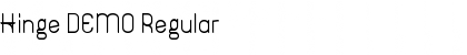 Hinge DEMO Regular Font Hinge DEMO Regular Font
