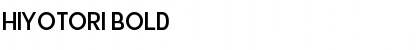 Hiyotori Bold Font