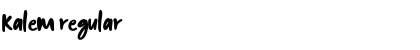 Download kalem Font Download kalem Font