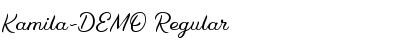 Download Kamila-DEMO Font Download Kamila-DEMO Font