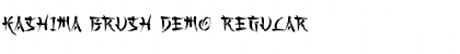 Download Kashima Brush Demo Font Download Kashima Brush Demo Font