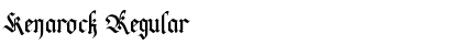 Download Kenarock Font