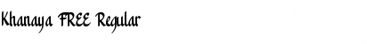 Download Khanaya FREE Font Download Khanaya FREE Font