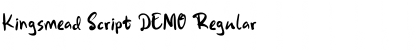 Kingsmead Script DEMO Regular Font
