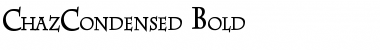 ChazCondensed Bold Font