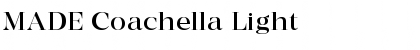 MADE Coachella Light Font