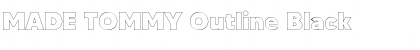 Download MADE TOMMY Outline Font