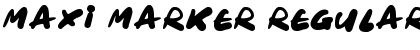 Download Maxi Marker Font