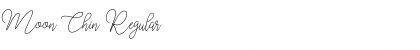 Moon Chin Font