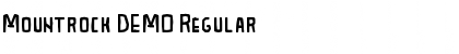 Mountrock DEMO Font
