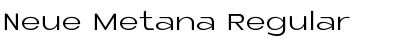 Neue Metana Regular Font