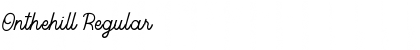 Download Onthehill Font Download Onthehill Font
