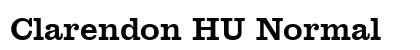 Clarendon HU Normal preview