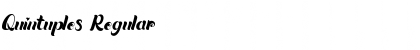 Download Quintuples Font Download Quintuples Font